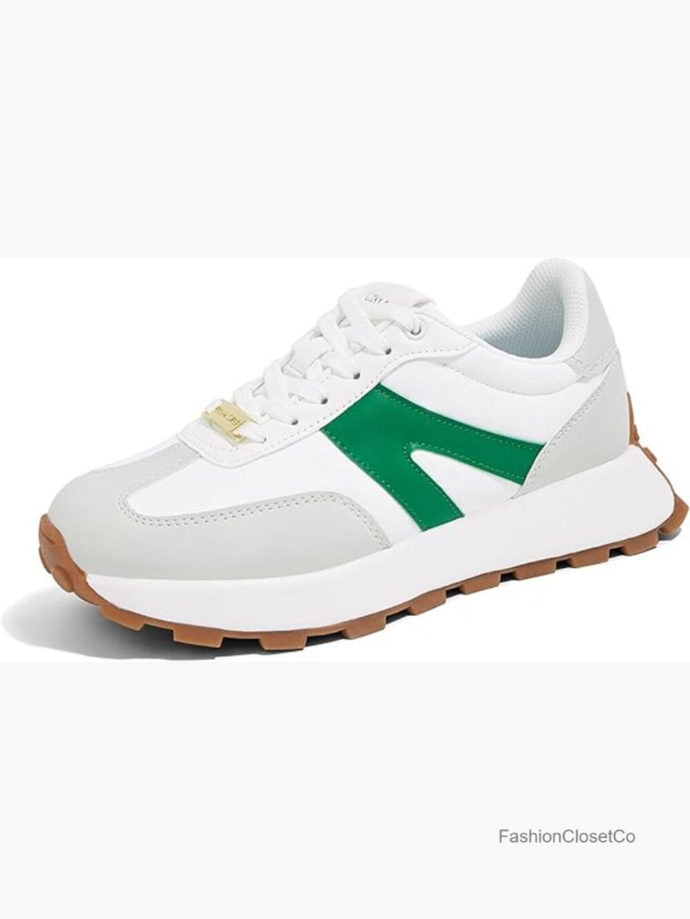 Platform Fashion Sneakers Lace-up Retro Casual Walking Shoes Chunky Sole